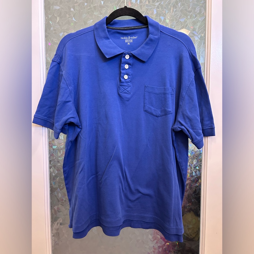 Men's Blue Polo Shirt B20